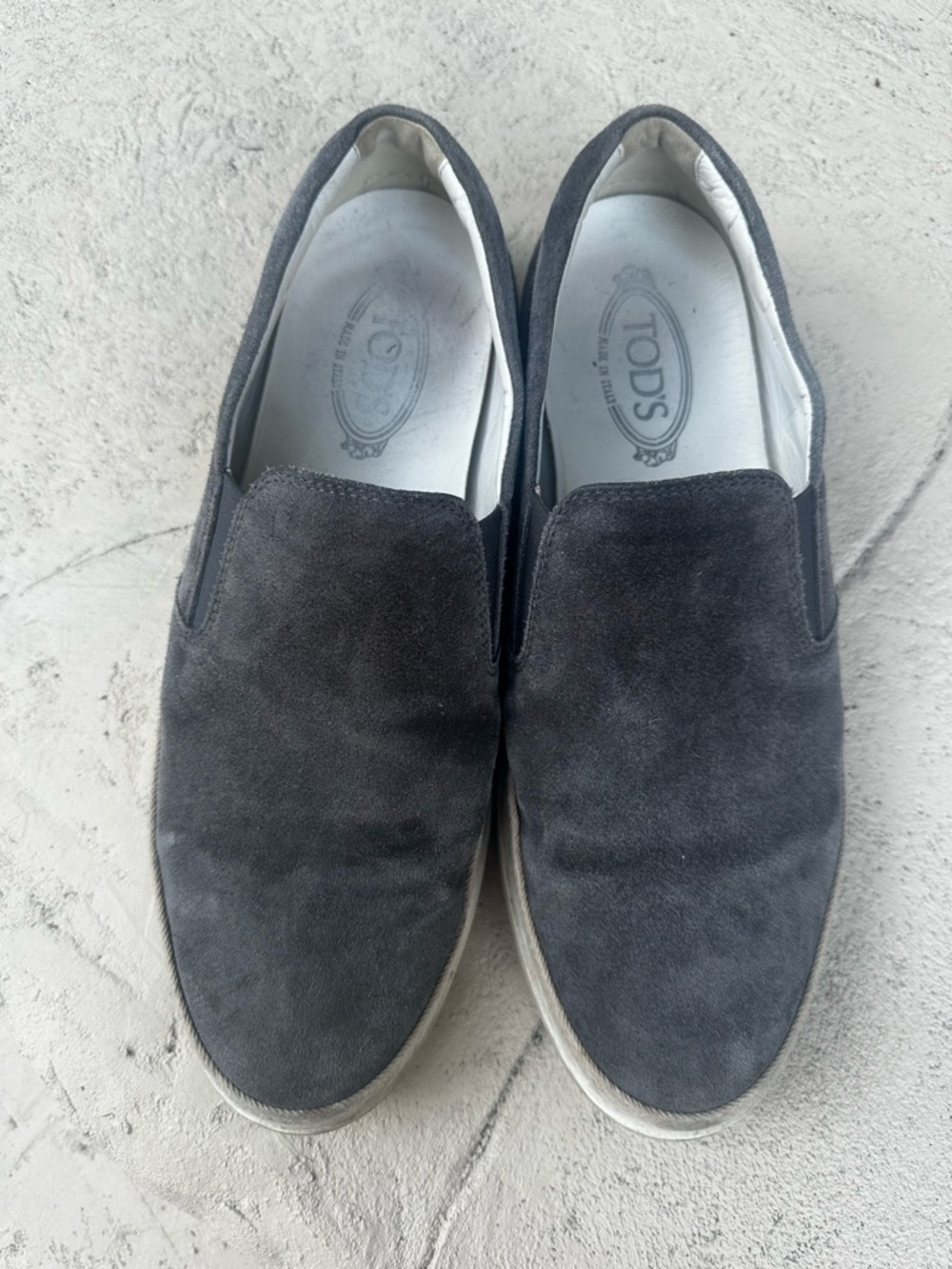 Mens TODS Italian Suede Shoes